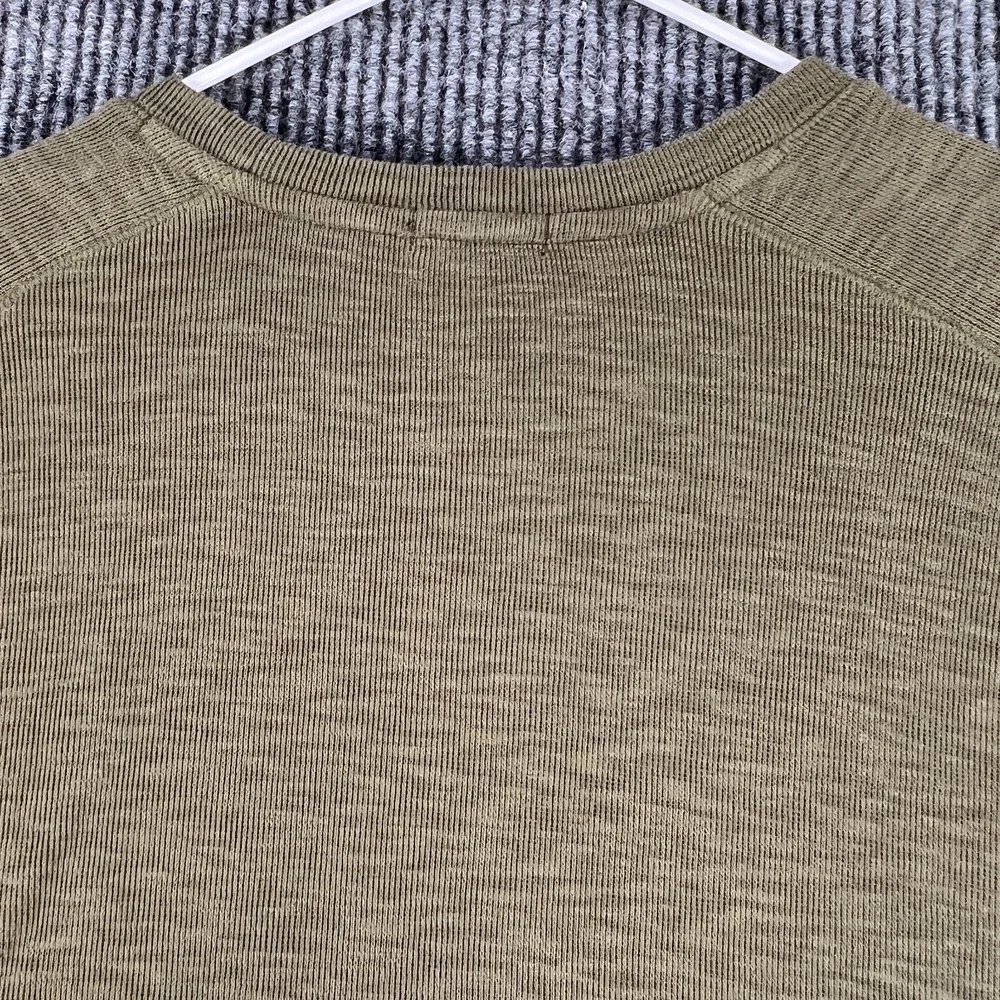 Banana‎ Republic Mens Sweater 2XL XXL Green Long Sleeve Lightweight Warm Soft